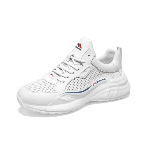 KOLUMB Casual Low Top White Men's