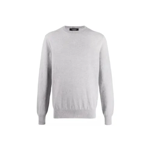 Ermenegildo Zegna Серый Мужской Кашемировые Свитера