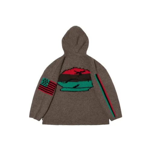 Stussy Серо-коричневый Унисекс Свитеры