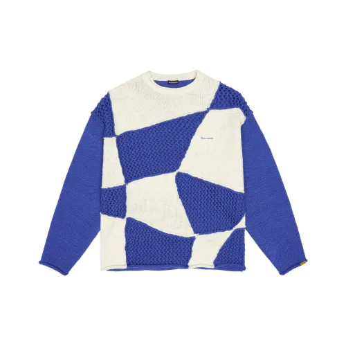 RANDOMEVENT Белый и синий цвет Унисекс Трикотаж