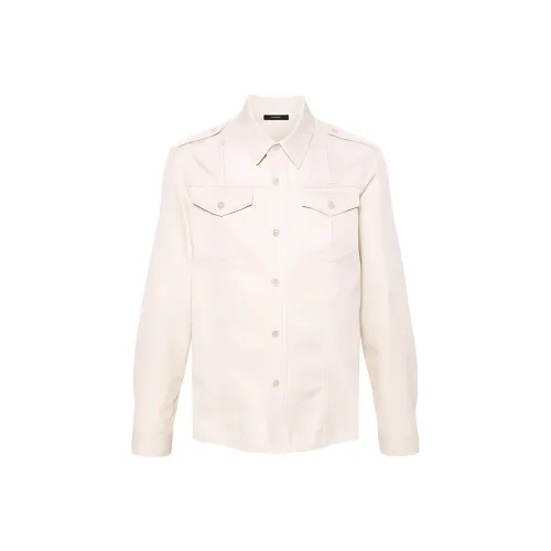 TOM FORD SS24 Рубашка Мужская Бежевая