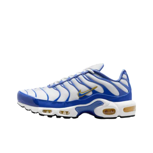 Nike Air Max Plus Low Top Повседневные Беговые Кроссовки Унисекс Синие Белые