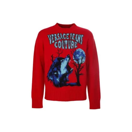 VERSACE JEANS COUTURE FW21 Свитер Мужской Красный