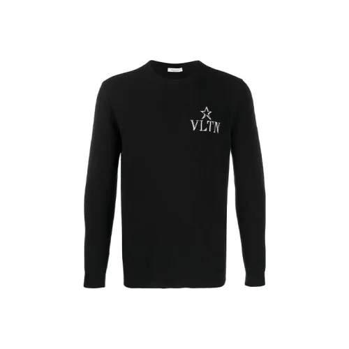 Valentino Черные Мужские Кашемировые Свитера