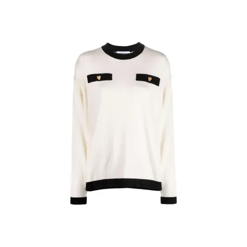 MOSCHINO Свитер Мужской Айвори Белый