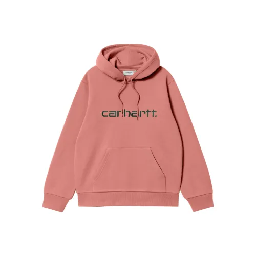 Carhartt WIP С капюшоном Carhartt Свитшот Мужской Темно-розовый