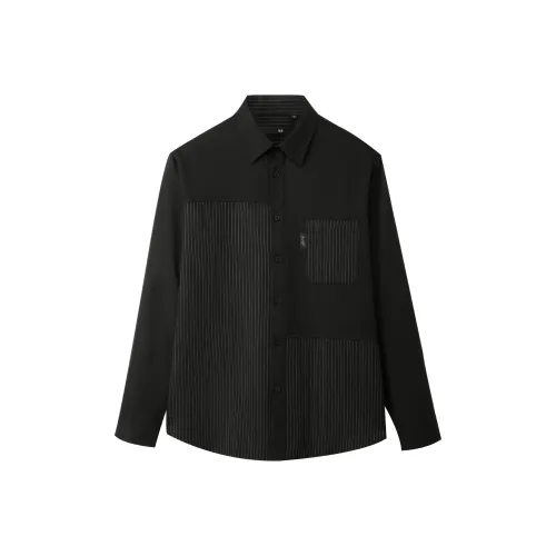 HLA Черная отделка 7A Мужские рубашки