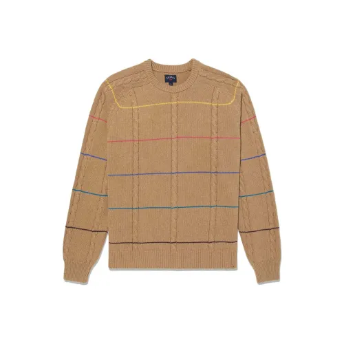 NOAH совместный бренд Коричневый Мужской Свитера