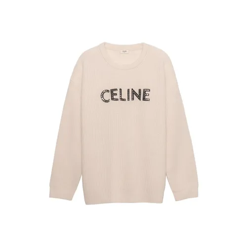 CELINE Бежевые Мужские Свитера