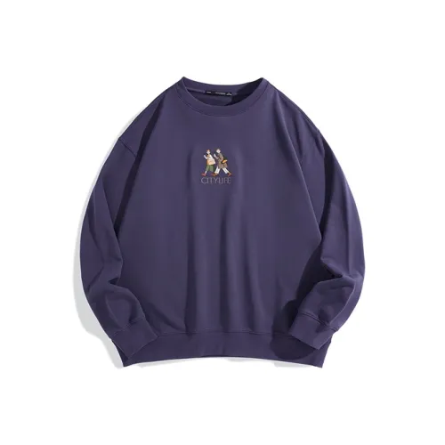 PEACEBIRD MEN x ZOLA Толстовка Мужской Темно-фиолетовый Партия 1