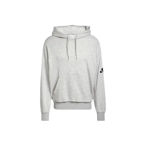 Adidas Essentials Свитшот Мужской Средний Серый Черный