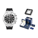 Чёрная резиновая лента, глубокий чёрный [коробка]