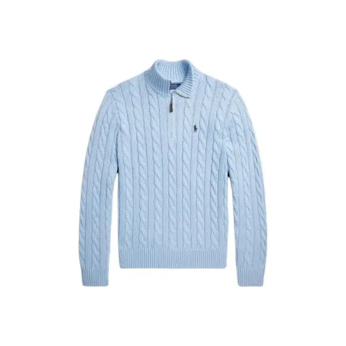 Polo Ralph Lauren Cable KNIT Свитер Мужской Синий