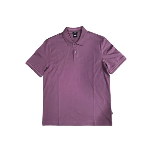 Hugo Boss SS25 Поло Мужское Фиолетовое