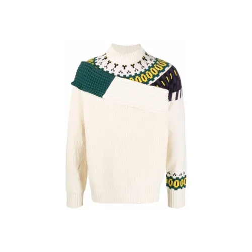 Sacai Бежевые Мужские Свитера