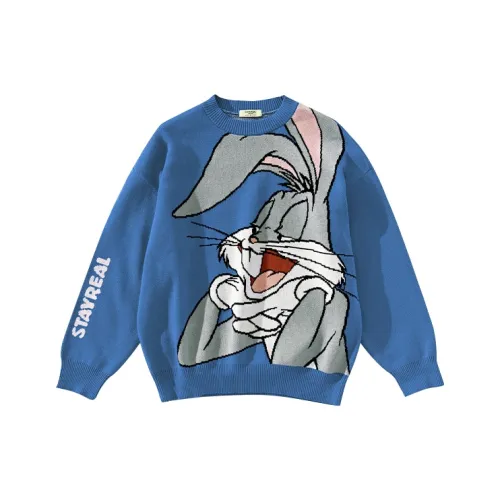 STAYREAL x Looney Tunes Синий Унисекс Трикотаж