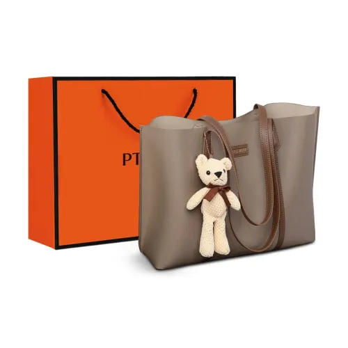 PT'SON Ткань Сумка Подмышечный Тоут Сумка Сумка для покупок Сумка на плечо Большая Женская Темно-хаки