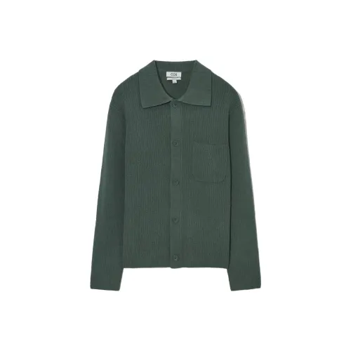 COS Темно-зеленый Мужской Свитеры