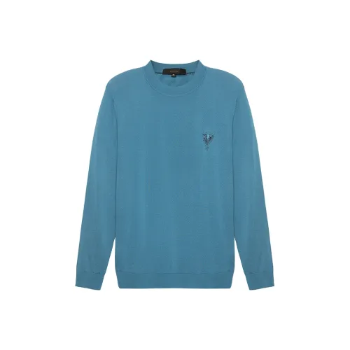 DIDIBOY Свитер Мужской Светло-Синий