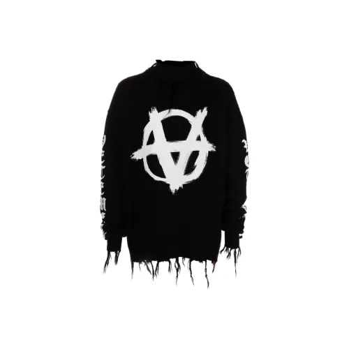 Vetements Черный Унисекс Свитеры