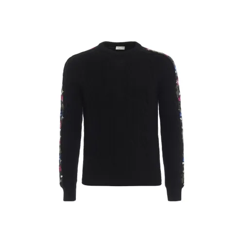 SAINT LAURENT SS23 Свитер Мужской Черный