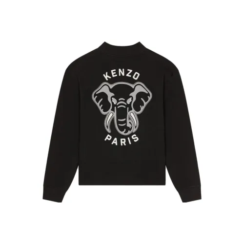 KENZO Мужские черные свитеры