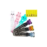 [6 пар + Пузырьки Решение 20 Сумок] Милый кролик 3 + Милый медведь 3