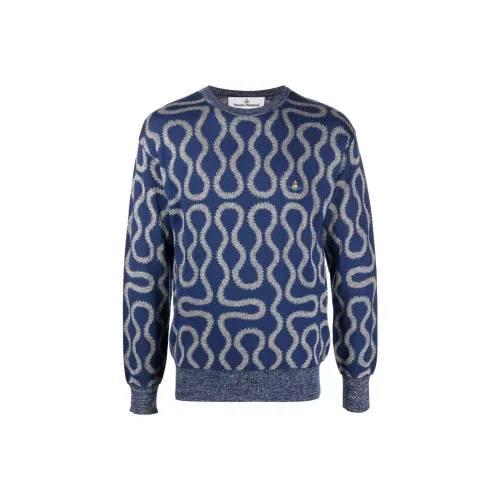 Vivienne Westwood Синие Унисекс Свитеры