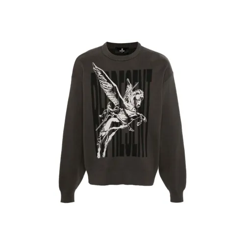 REPRESENT Кофейный/Светлый Бежевый/Черный Мужские Свитера