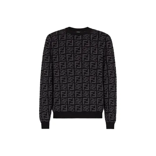 Fendi Черные Мужские Свитера