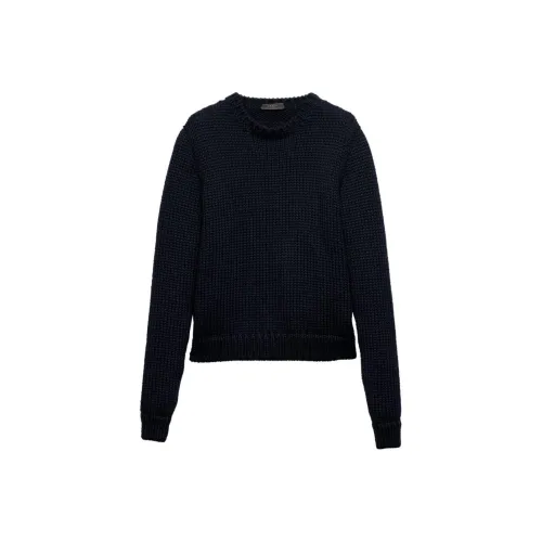 PRADA FW24 Свитер Мужской Морской Синий