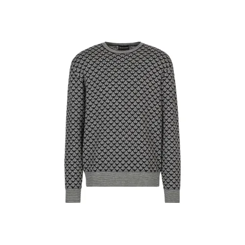 EMPORIO ARMANI Серые Мужские Свитера