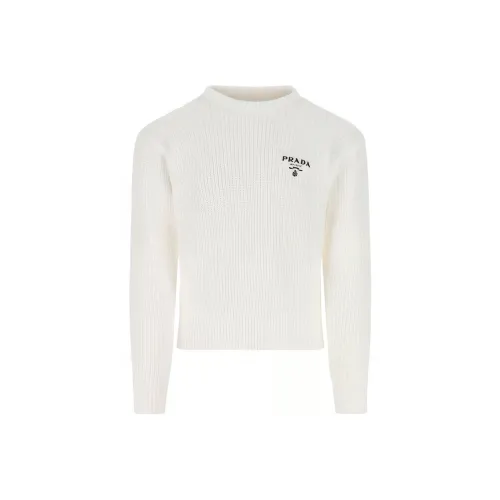 PRADA Белые Мужские Свитера