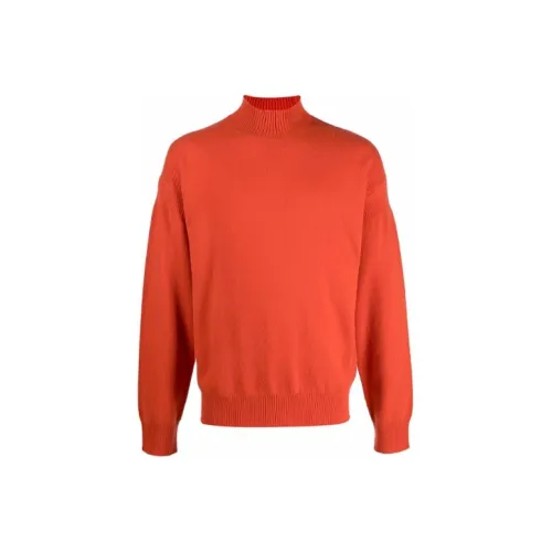 Zegna SS21 Свитер Мужской Оранжевый