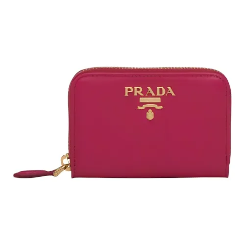 PRADA Saffiano кожа кошелек женский розовый цвет пиона
