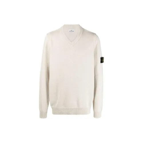 Stone Island Белые Мужские Свитера