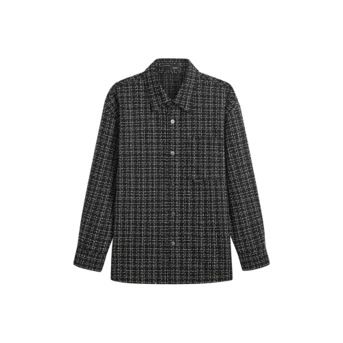 GXG Черная рубашка в клетку для мужчин