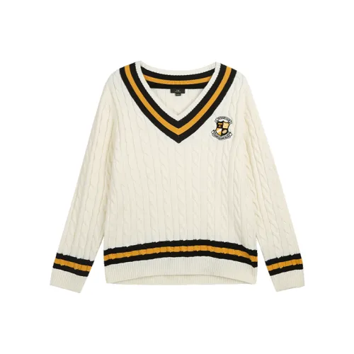 Teenie Weenie Men Evergreen series Свитер Зимний Унисекс Айвори Белый