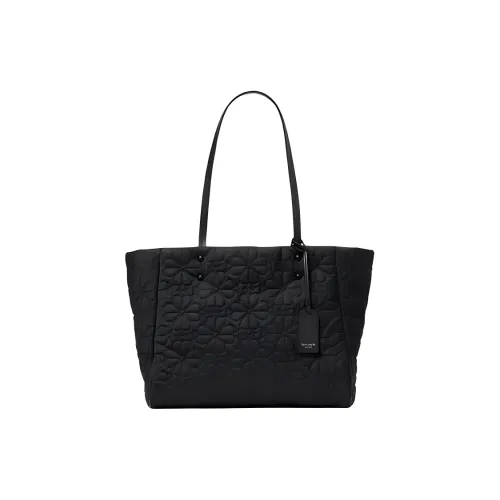 Kate Spade Ткань Тоут Сумка Сумка для покупок Сумка Сумка через плечо Средняя Женская Черная
