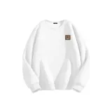[Heavyweight Spring Fall] Белый (Теплый Коричневый Улыбка Логотип на груди)