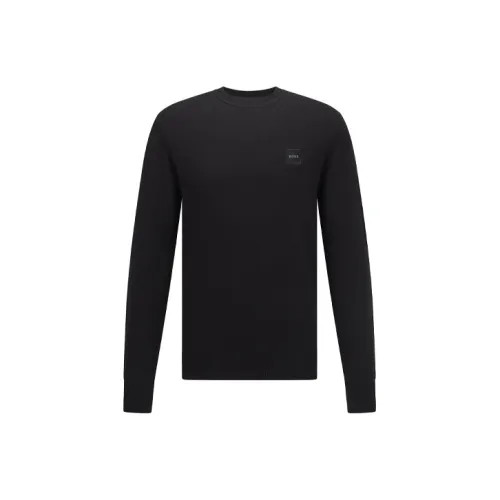 Hugo Boss Черные Мужские Кашемировые Свитера