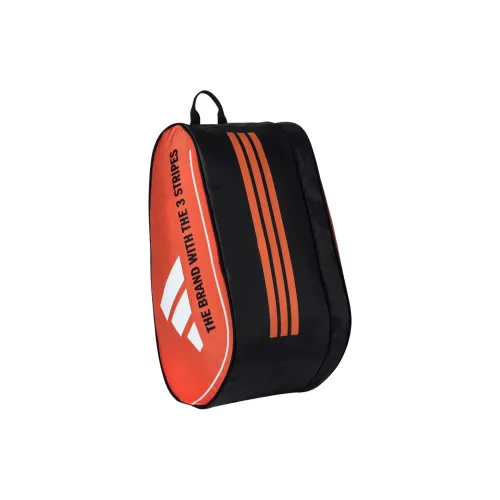 Adidas Nylon Backpack Unisex Orange Sun Black White