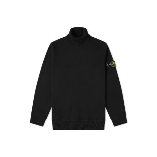 Stone Island Черные Мужские Свитера