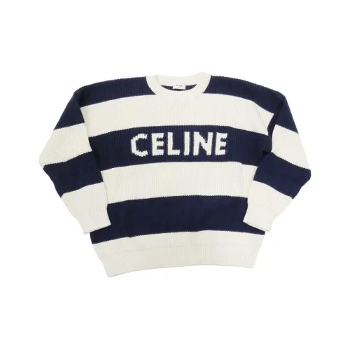 CELINE Свитер Мужской Морской Синий