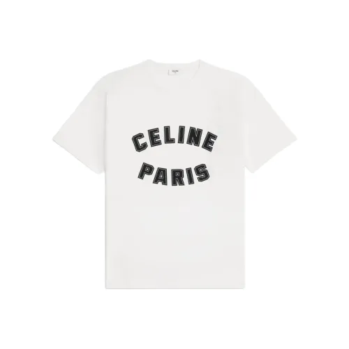 CELINE Белая Мужская T-Рубашка