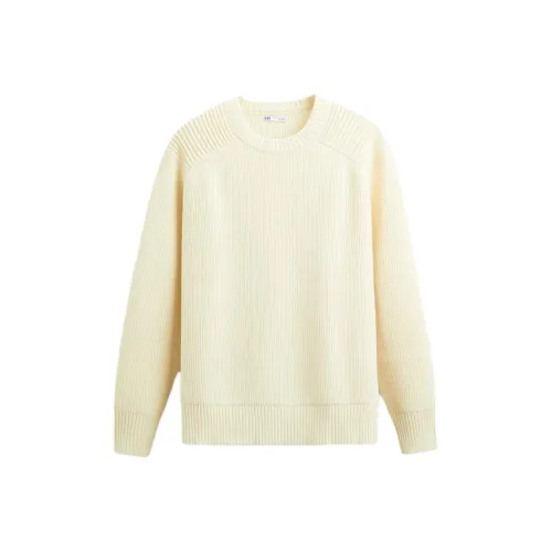 ZARA Белые Мужские Свитера