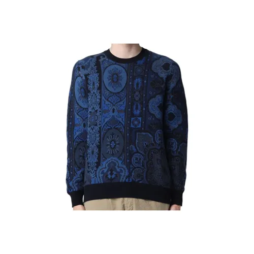 ETRO Мужские Синие Свитера