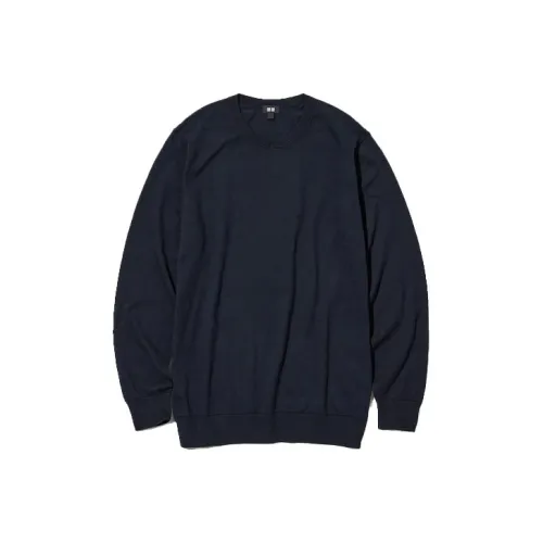 UNIQLO Темно-синий Унисекс Свитеры