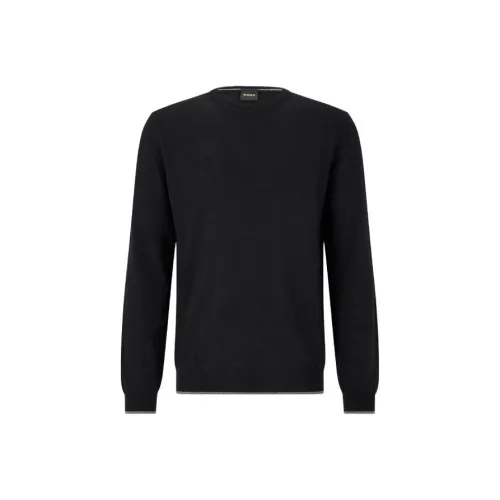 Hugo Boss Черные Мужские Кашемировые Свитера