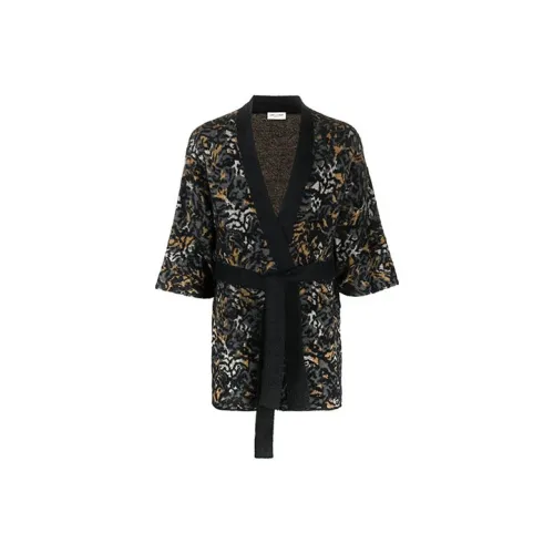 SAINT LAURENT SS21 Трикотаж Мужской Черный Серый